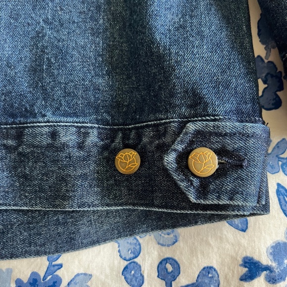 NWT Draper James Shearling Jean Jacket Size Medium (oversized) - Picture 16 of 16